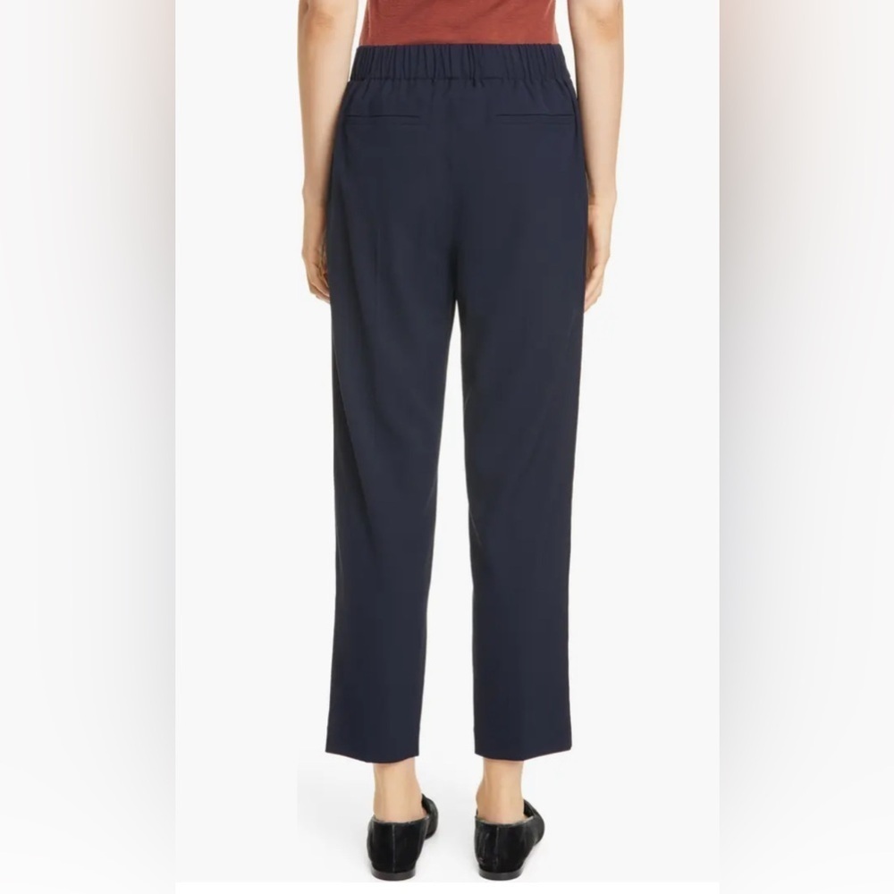 VINCE Classic Pull-on Trousers size XS in Navy NWOT - Picture 4 of 14